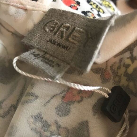 GREY BY JASON WU SILK FLORAL PRINT SKIRT‎ SIZE 6 New with Tags - Picture 6 of 6